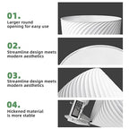 Small Trash Can 3 Pack 1.8 Gallons, Bathroom Trash Can & Garbage Can - Image 4