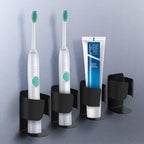 Electric Toothbrush Holder Wall Mount, 304 Stainless Steel Self-Adhesive - Image 7