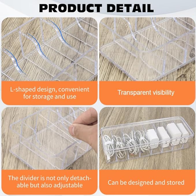 4pcs, Cord Storage Organizer, - Image 3