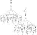 CenYouful 2 Pack Stainless Steel Round Hanging Drying Rack by CenYouful