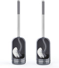 SetSail Toilet Brush and Holder Set, Compact Size Curved Toilet Bowl Brush by SetSail