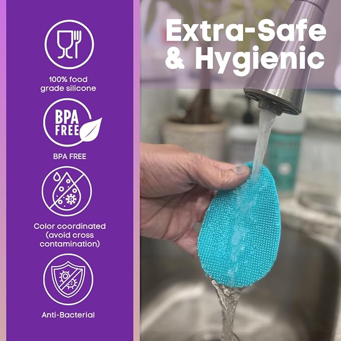 Silicone Dish Sponge Dish Scrubber - Image 5