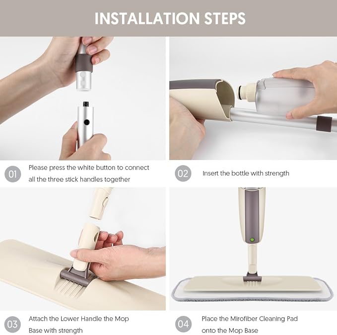 Spray Mops for Floor Cleaning: MEXERRIS Wet Mop - Image 5