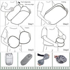Mesh Pop Up Laundry Hamper, Collapsible Laundry Baskets, Foldable Clothes - Image 7