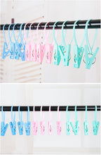 yueton Pack of 12 Clothes Peg Clip Pins Rope Hanging Clothesline Windproof - Image 5