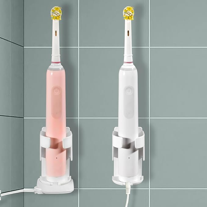 2 Pack Metal Electric Toothbrush Holder by RIVOODS