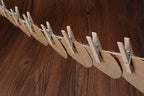 COOLAKE Wooden Clothes Pins 1.38 Inch 100 Pack Mini Photo Paper Peg Clips - Image 6