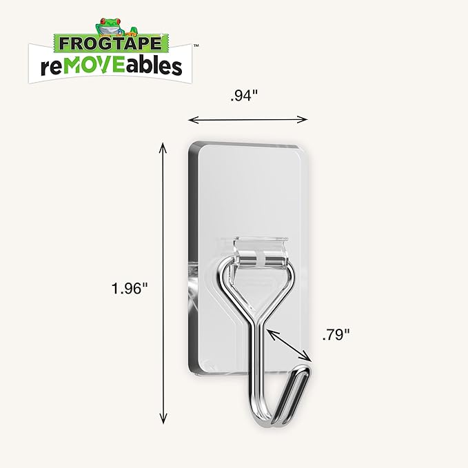 FrogTape reMOVEables Damage Free Adhesive Hook - Image 8