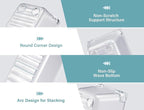 Kootek 28 Pcs Drawer Organizer Set, 4-Size Bathroom Vanity Trays Makeup Desk - Image 6