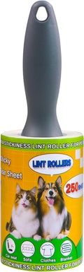 Lint Roller Pet Hair Value Pack of 250 Sheets, Extra Sticky Lint Remover by Sunroda