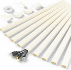 Delamu Cord Hider, 142in Cable Hider, Cord Covers by DELAMU