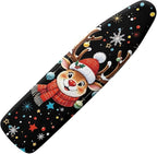 Christmas Deer Ironing Board Cover and Pad, Thick Scorch Resistant Padding by Oamsistay