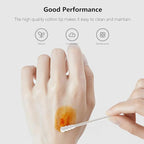 500pcs Tiny Cotton Buds, with Round & Spiral, Suitable - Image 5