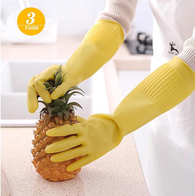 6 - Pair 17.8 - Inch Elbow - Length Reusable Rubber Waterproof Household - Image 4
