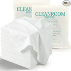 Cleanroom Cloth Wipes 9"x9" Microfiber Lint Free Cloth Disposable Clean Cloths by Unknown