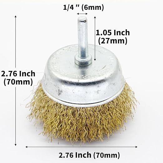 6-Piece Twisted Wire Brush Wheel Set - Image 4