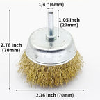 6-Piece Twisted Wire Brush Wheel Set - Image 4