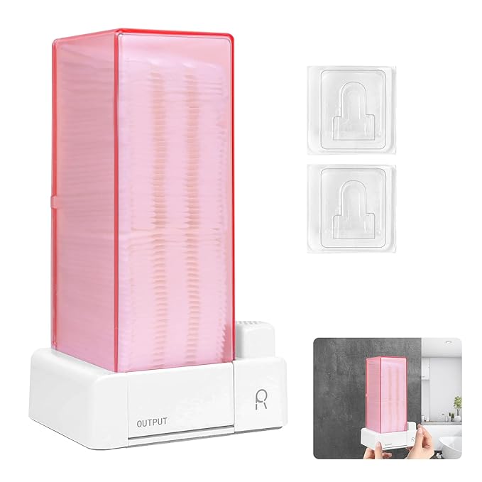 Automatic Cotton Pad Holder, Square Press Out Cosmetic Cotton Makeup Removers by Unknown