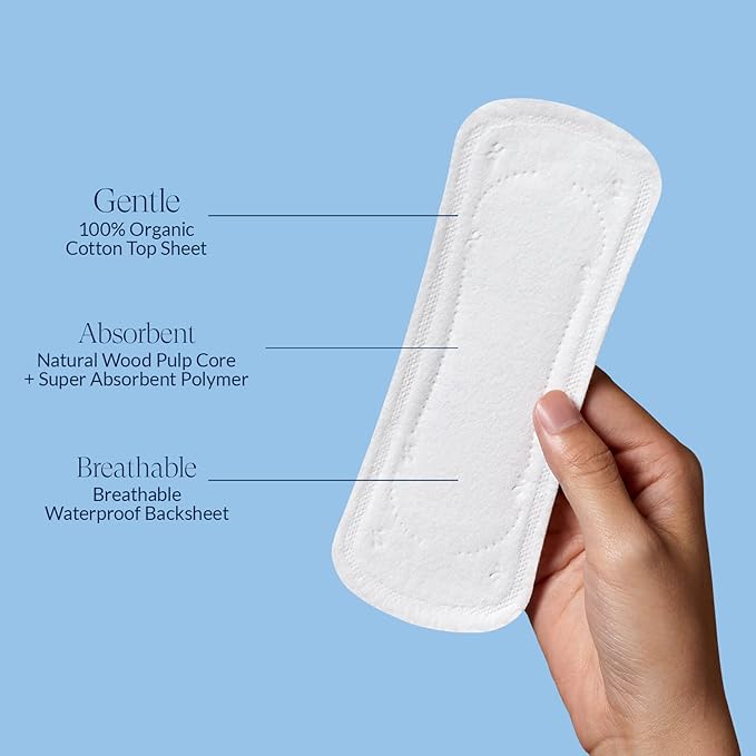 100% Organic Long Panty Liners for Women - Image 6