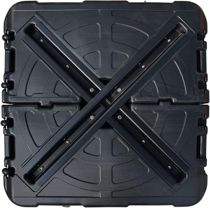 EliteShade USA 33" x 33" Offset Patio Umbrella Base Sand/Water Filled Square Umbrella Stand,Black - Image 7
