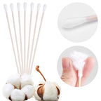 6" Cotton Swabs Wooden Handles Cotton Tipped Applicator Wood Sticks - Image 5