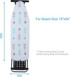 BNDX Ironing Board Cover, Stain Resistant & Durable Scorch, 2 Click Buckles - Image 5