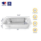 JOLLY CHEF 9x13 Aluminum Foil Pans - Image 2