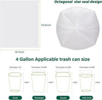 Inwaysin 4-6 Gallon Small Trash Bags Biodegradable 180 Counts, Ultra Thick & - Image 5