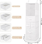 GRANNY SAYS Hanging Closet Organizer and Storage, 6 Shelf Clothes Organization - Image 3