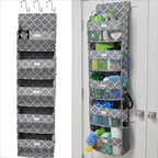 GORILLA GRIP Over The Door Organizer Storage, 5 Deep Hanging Shelves, Holds by GorillaGrip