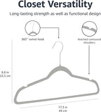 Amazon Basics Slim Velvet Non-Slip Space Saving Suit Clothes Hangers - Image 5