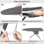 FIOBEE Ironing Board Cover and Pad Extra Thick Iron Board Pad - Image 7