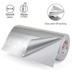 BOMEI PACK Aluminum Foil Tape, Heavy Duty Metal Duct Tape, High Temperature - Image 3
