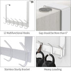 DOKU Over The Door Hook, Heavy Duty Over Door Hanger Holder - Image 3