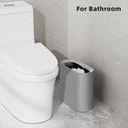SUBEKYU 2.3 Gal Trash Can for Bathroom, Small Office Garbage Can for Kitchen - Image 4
