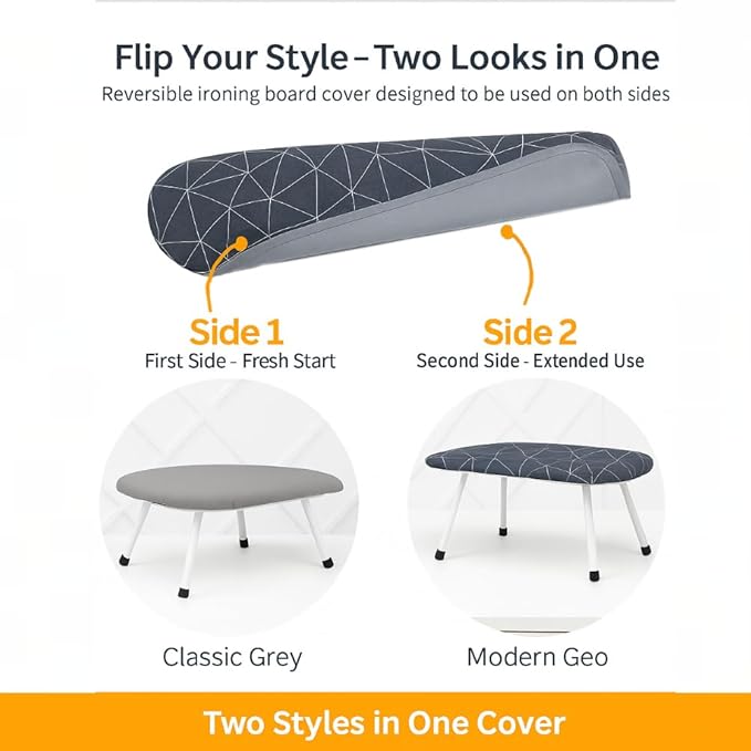 SAVUK 12 X 30 inch Smart Table Top Ironing Board Cover and Pad - Image 5