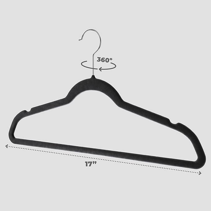 Home-it Premium Velvet Hangers 50 Pack - Image 4