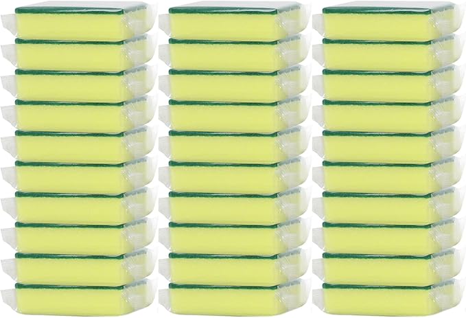 30 Pack Sponge Individually Wrapped, Non Scratch Scrouing Sponges - Image 7