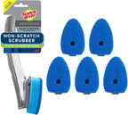 Scotch-Brite Advanced Soap Control Non-Scratch Dishwand Kit, 1 Dish Wand & 5 by Scotch-Brite