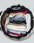 Laundry Bag with Shoulder Straps and Mesh Pocket Laundry Backpack Large - Image 5