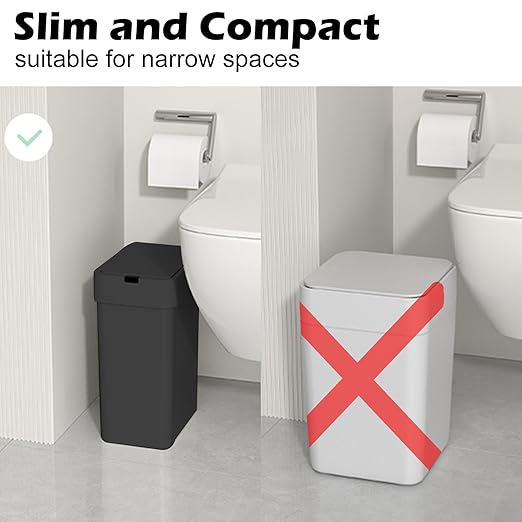 ELPHECO Bathroom Trash Can - Image 6