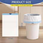 240 Count 3 Gallon Trash Bags Drawstring - Image 3