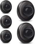 5 Pack Convex Wall Door Bumper Stop Black – 2-1/2” Outside Diameter Stainless by KOVOSCH