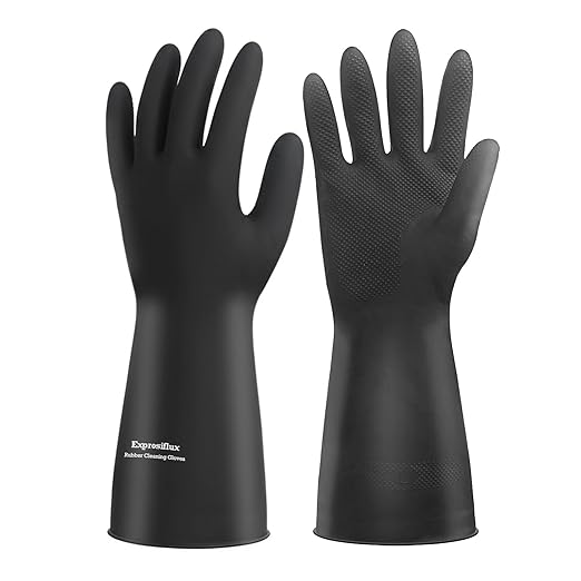Thick Rubber Cleaning Gloves by Exprosiflux