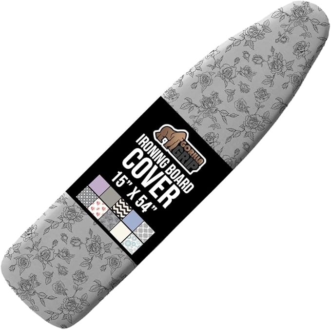 GORILLA GRIP The Original Ironing Board Cover and Pad, Silicone Coating by GorillaGrip