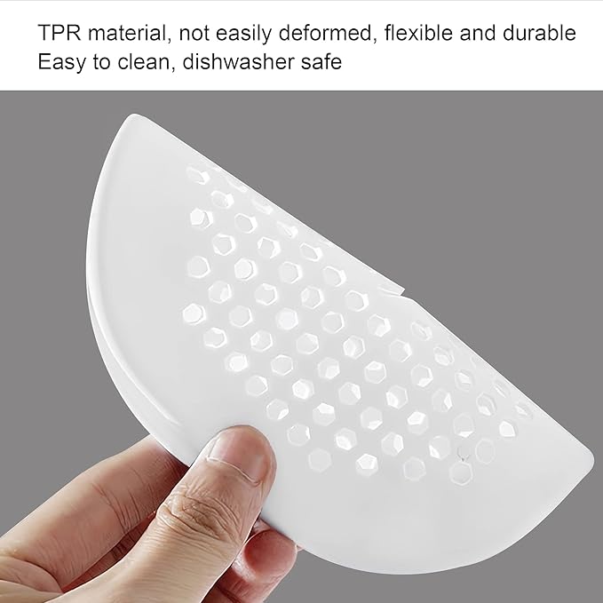 2 Pieces Shower Drain Hair Catcher Bathtub Stopper Home Drain Protectors Drain - Image 3