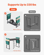 VEVOR Garden Kneeler and Seat, 330 lbs Load Capacity, 8" EVA Wide Pad, Foldable Garden Stool, Kneeling Bench for Gardening with Tool Bag, Gifts for Women, Grandparents, Seniors, Mom and Dad - Image 6