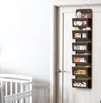 Simple Houseware 6 Clear Window Pocket Over Closet Door Storage Hanging - Image 6
