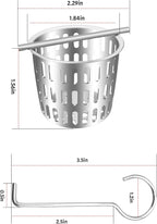 2 Inch Hair and Debris Strainer, Shower Drain Strainer - Image 2