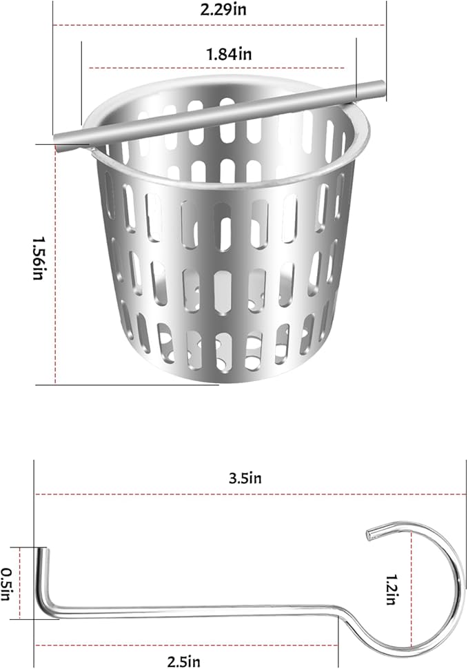 2 Inch Hair and Debris Strainer, Shower Drain Strainer - Image 2